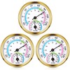 Weewooday 3 Pcs Indoor Outdoor Thermometer 2 in 1 Mini