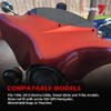 TSUNG 4.5" Smoke Round Windshield Batwing Windscreen Fit for 1996-2013