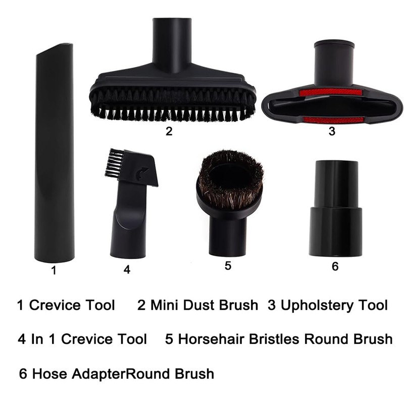 Veehaolu 6Pcs Vacuum Attachments Set, Compatible with Kar cher Vacuums,