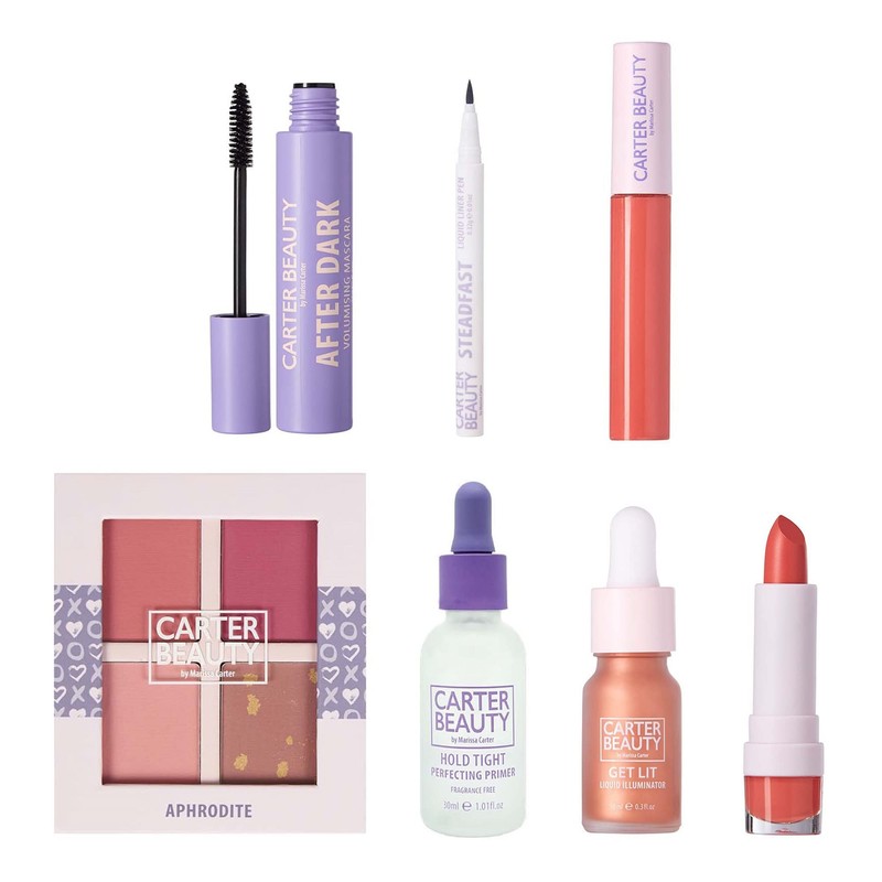 Carter Beauty The Makeup Edit Set for Women 7 Pc