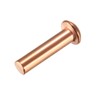 sourcing map 50pcs 1/8" x 15/32" Copper Round Head Copper