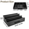 Cokritsm Wooden Cologne Organizer for Men Women, 3 Removable Tier