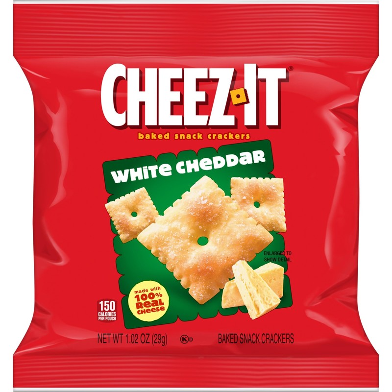 Cheez-It Cheese Crackers, Baked Snack Crackers, Lunch Snacks, White Cheddar