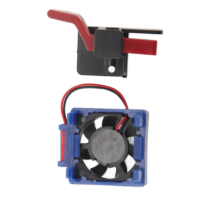 ESC Cooling Fan ESC Reset Switch Set for Traxxas VXl
