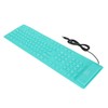 Foldable Silicone Keyboard 108 Keys Silicone Foldable USB Wired Waterproof