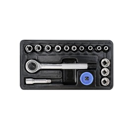 kwb Kraftixx 371990 Socket Spanner Set 16-Piece