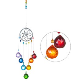 Suncatcher, Crystal, Glitter, 7 Colors, Beautiful, Dream Catcher, Stylish, Hanging, Entrance, Window, Entrance, Car Decoration, Romance, Feng Shui, Peace Prayer, Birthday, New Year, Friend, Lover, New Life, Gift, 3 Colors