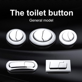 JUMXSRLE 48MM Toilet Tank Dual Flush Button Replacement Push Button Toilet Tank Covers Lid Parts Toilet Flush Valve Replacement Kit Water Tank Button Toilet Tank Flusher for Toilet Tank for Bathroom