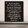 Inspirational Bible Quote Wall Sign – Christian Metal Scripture Decor