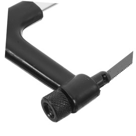 SEWACC Mini Hand Saw Lightweight Shaped Bow Tool for Wood and Plastic Cutting Portable Diy Crafts with Replaceable Blades for Woodworking and Metalworking Projects