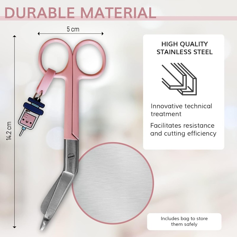 bandage Scissors - Blunt Tip Scissors - Stainless Steel -