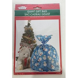 Christmas House Giant Gift Bags, 36x44" (SnowMan)