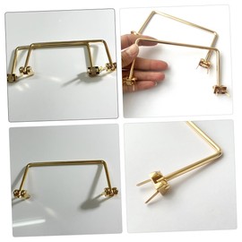 LALAFINA 4 pcs Metal Jewelry Box Handles Replacement Durable Box Parts for Jewelry Cases Elegant and Simple Design for Home Use