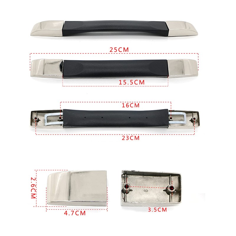 Liekadijiae 2 Pieces Suitcase Handle, Luggage Suitcase Handle, Replacement Suitcase