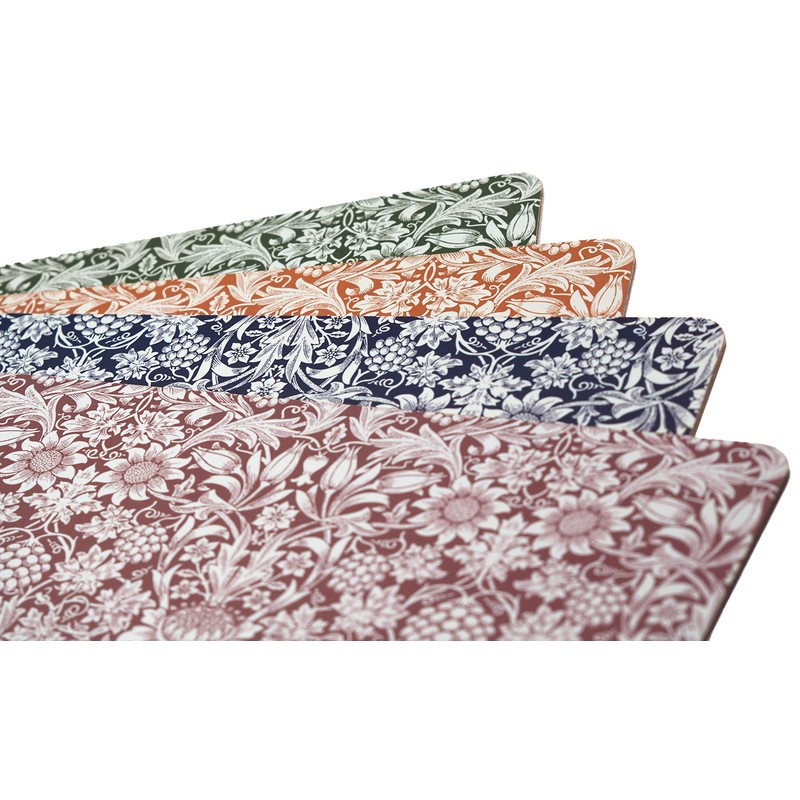 Hardback Placemats & Coasters - William Morris Sunflower - Set