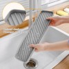 HvOvMvE Silicone Organizer Tray for Kitchen Sinks and Bathrooms. Dishwasher-Safe,