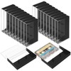 20Pcs Audio Cassette Tape Storage Case, Plastic Blank Cassette Tapes