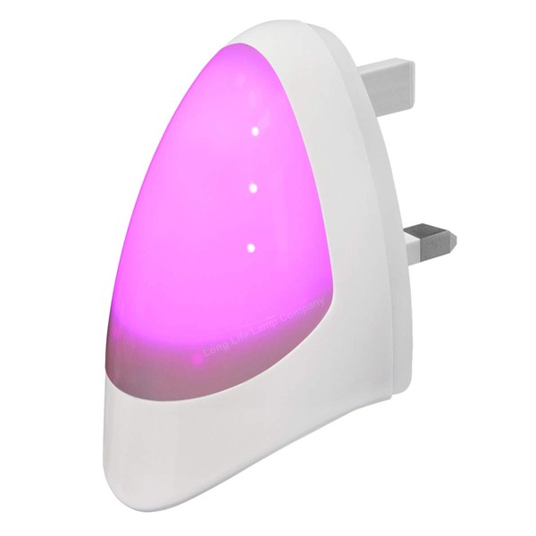 Pink Automatic LED Night Light - Plug in & Energy