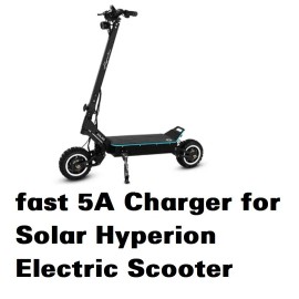 coming data fast 5A battery Charger  for 72V solar hyperion electric scooter