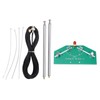 V Dipole Antenna SMA Female Interface Telescopic Antenna 78M‑415MHz FM