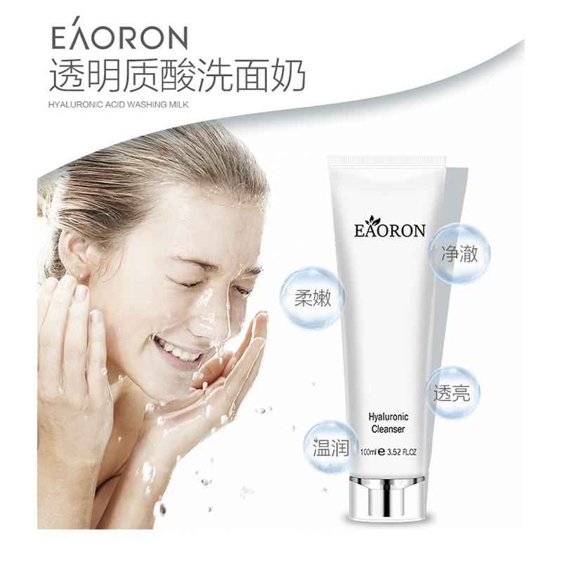 EAORON [Ready Stock EXP: 03/2029] Eaoron Hyaluronic Cleanser ( 100ml