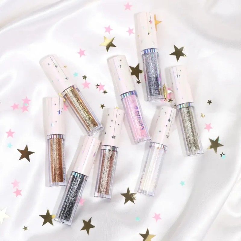 Delineador Líquido Moira Cosmetics Con Glitter Tono 006 Crystal Star