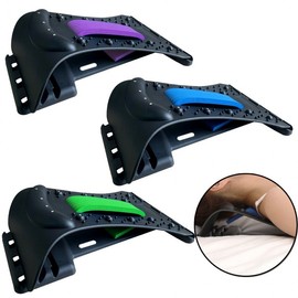 3-Level Adjustable Neck Stretcher for Massage and Acupressure Relief Acupressure Neck Stretcher (Black) 2ea