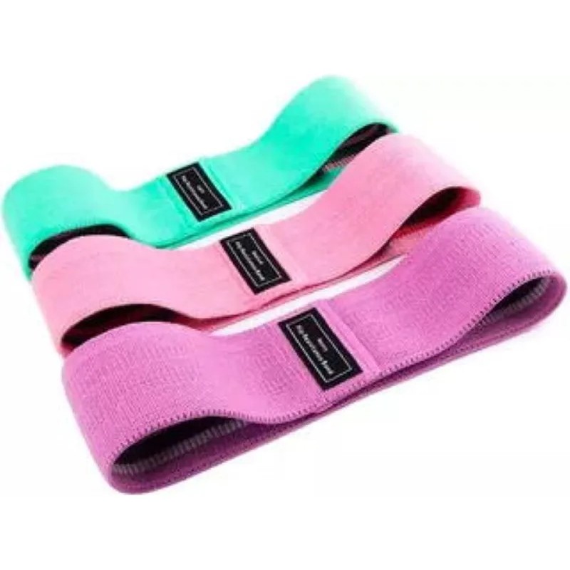 Bandas Elásticas Set De 3 Bandas De Resistencia Para Fitness
