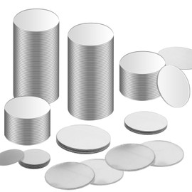 40Pcs Mirror Stickers for Walls,Small Circle Mirror,Non-Glass Acrylic Mirrors for Wall and Tabletop Decoration, DIY Home Projects, Decorations (1", 2", 3")