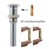 Brass Pop-Up Drain Valve Screws, Pop-Up Drain Valve Screw Brass,