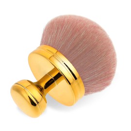Kabuki Pinsel,ESYFOR Puderpinsel Groß 7,4 cm Breiter Kopf Selbstbräuner Pinsel Weiches Synthetikhaar Anti-Seize-Pulver Makeup Pinsels für Puder,Foundation,Rouge