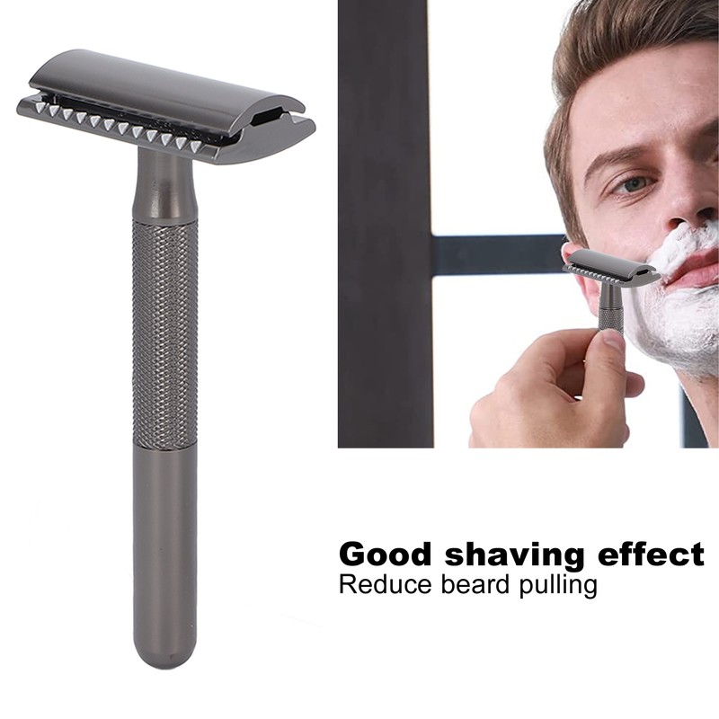 Safety Razor Professional Home Barber Shop Travel Portable Men Alloy