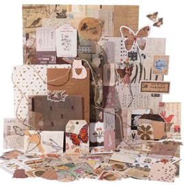YagCu Aesthetic Journaling Supplies Kit, Bullet Journals Set Junk Journal, Vintage Scrapbooking Stationary, Arts Craft Scrapbook kit, Large Collection for Teenage Girls Women Adults Beginners