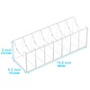 Belt Organizer,Acrylic Belt Storage Holder with Compartments | Clear Belt