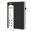 WEMATE Meeting Notebook for Work B5 (7"x10") - PU Leather