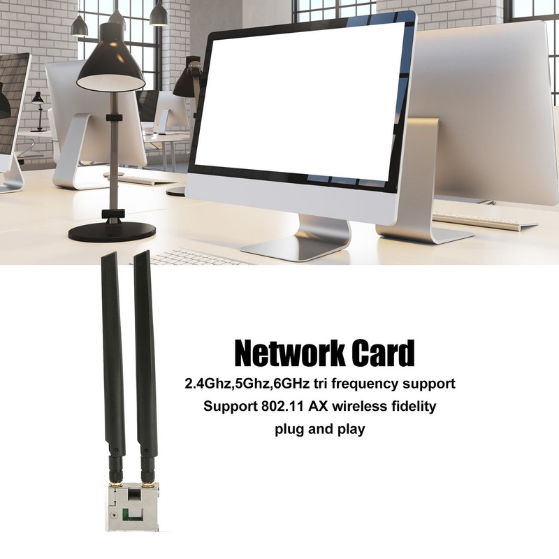 M.2 Network Card WIFI GO AX201 M.2 KEY E CNVio