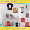 Icona Bay 8x10 Picture Frame, Red Colored Solid Wood Scandinavian