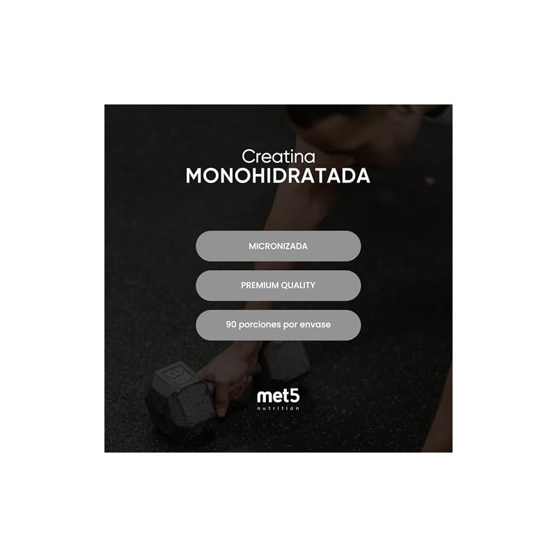 Creatina Monohidratada Micronizada de Alta Pureza | Sin sabor y