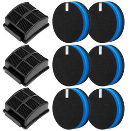 HEPA Filter Replacement Kit Compatible with Bissell 2998 Multiclean Lift-Off Pet Vacuum, Fit for Bissell 2998 2999 2849 3000 3057 28492 31259 3399 2852 31269 3125W Vacuum, Part 1625641 (3+6 Pack)