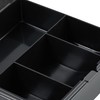 Relaxdays Lockable Cash Box, Removable Insert, 4 Compartments, Iron Cash