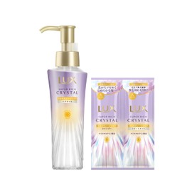 LUX Super Rich Crystal Multi-Damage Repair, No Rinse Treatment, Hair Oil, 3.2 fl oz (90 ml), Includes Sachet