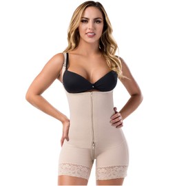 LT.ROSE 21125 Mid-Thigh Butt Lifter Shapewear Bodysuit | Fajas Colombianas
