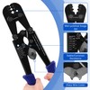 Knoweasy 2-in-1 Wire Rope Crimping and Cutting Tool, for 1/16-Inch
