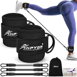 Bandas de resistencia al tobillo, bandas de tobillo para entrenar con puños, bandas de resistencia para entrenamiento de piernas y glúteos, equipo de 