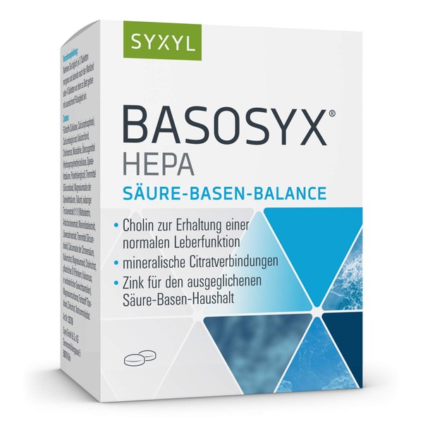 SYXYL BASOSYX Hepa Säure-Basen-Balance Tabletten, 140 pcs. Tablets