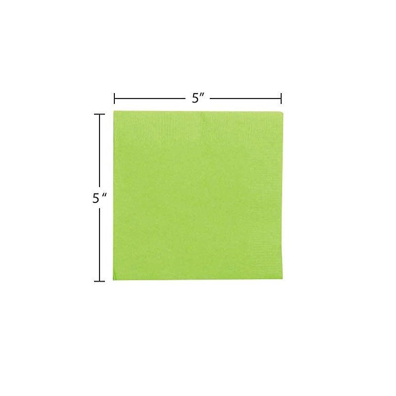 JAM PAPER Small Beverage Napkins - 5 x 5 -