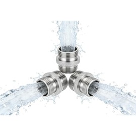 3 Pcs Ball End Shower Arm Adapter，Converting Old Fashioned Ball Shower Arm To 1/2” Standard Fittings，Fit Standard Shower Head 14un 16un Is Suitable For Most Old-Fashioned Ball Head Shower Arms