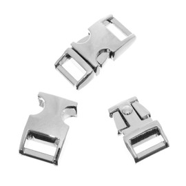 Paracord Planet Metal Alloy Buckles | Quick Side Release | Strong and Durable (Single, 5/8 Inch)