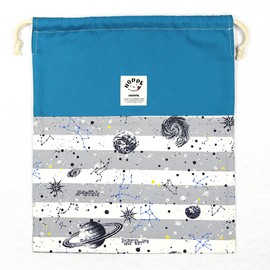 In Flight In Space Gray Drawstring L