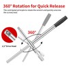 BCJCLTS Lug Wrench, 4 Way Tire Iron for Car,Tire Wrench